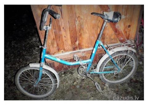 Atrasts Saliekamais velosipēds..