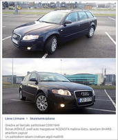 NOZAGTA mašīna AUDI