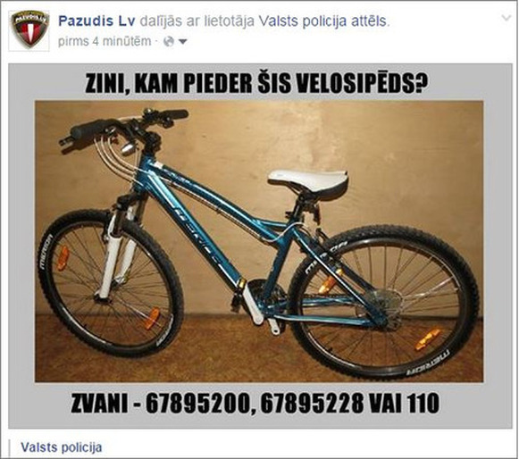Atrasts velosipēds